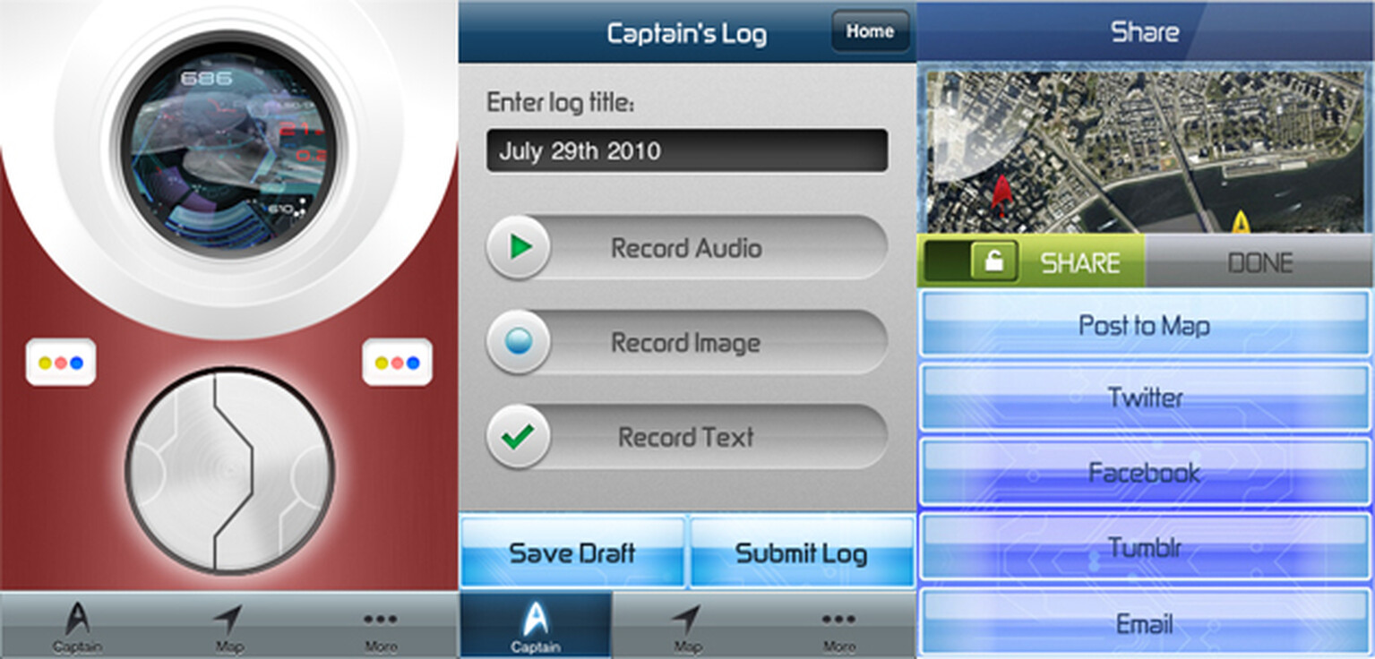 Captain's Log is the ideal app for iPhone-owning Trekkies