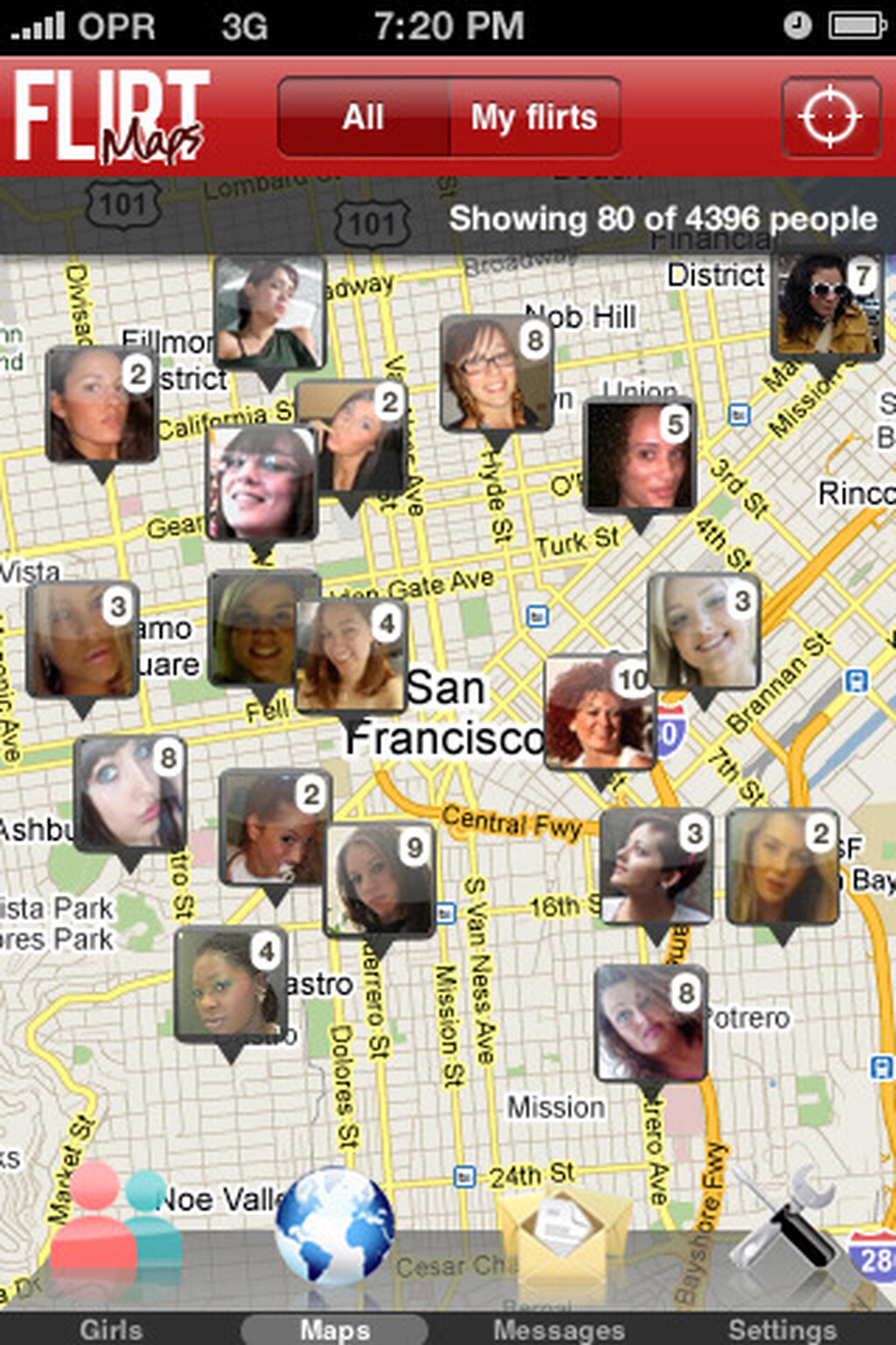 FlirtMaps PRO offers ad-free romance for iPhone singletons
