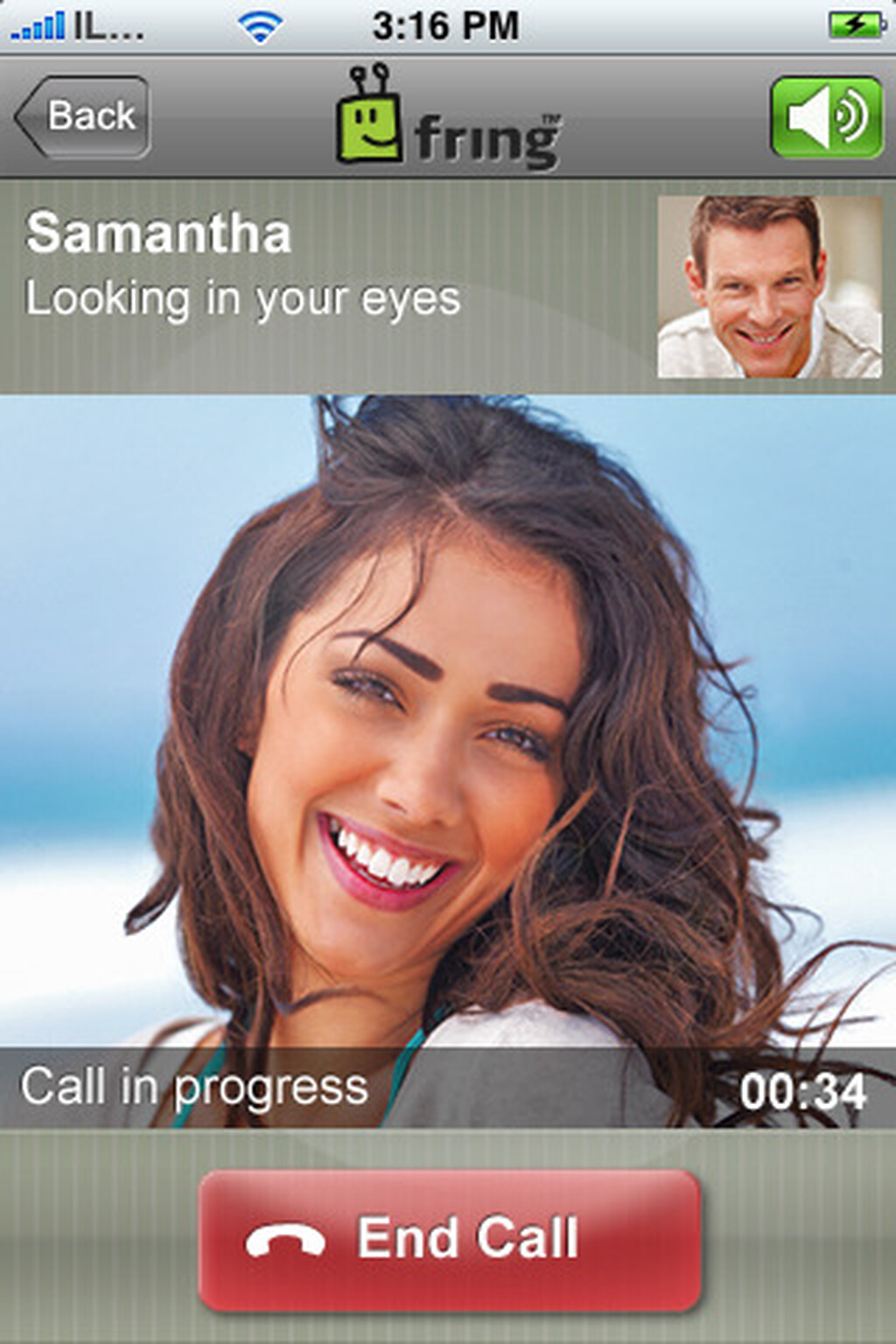 Fring iOS 4 update includes two-way video calls