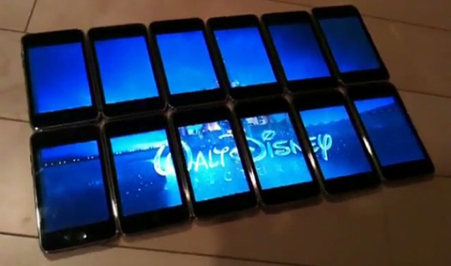 Watch movies on a twelve iPhone wall, if you're that way inclined