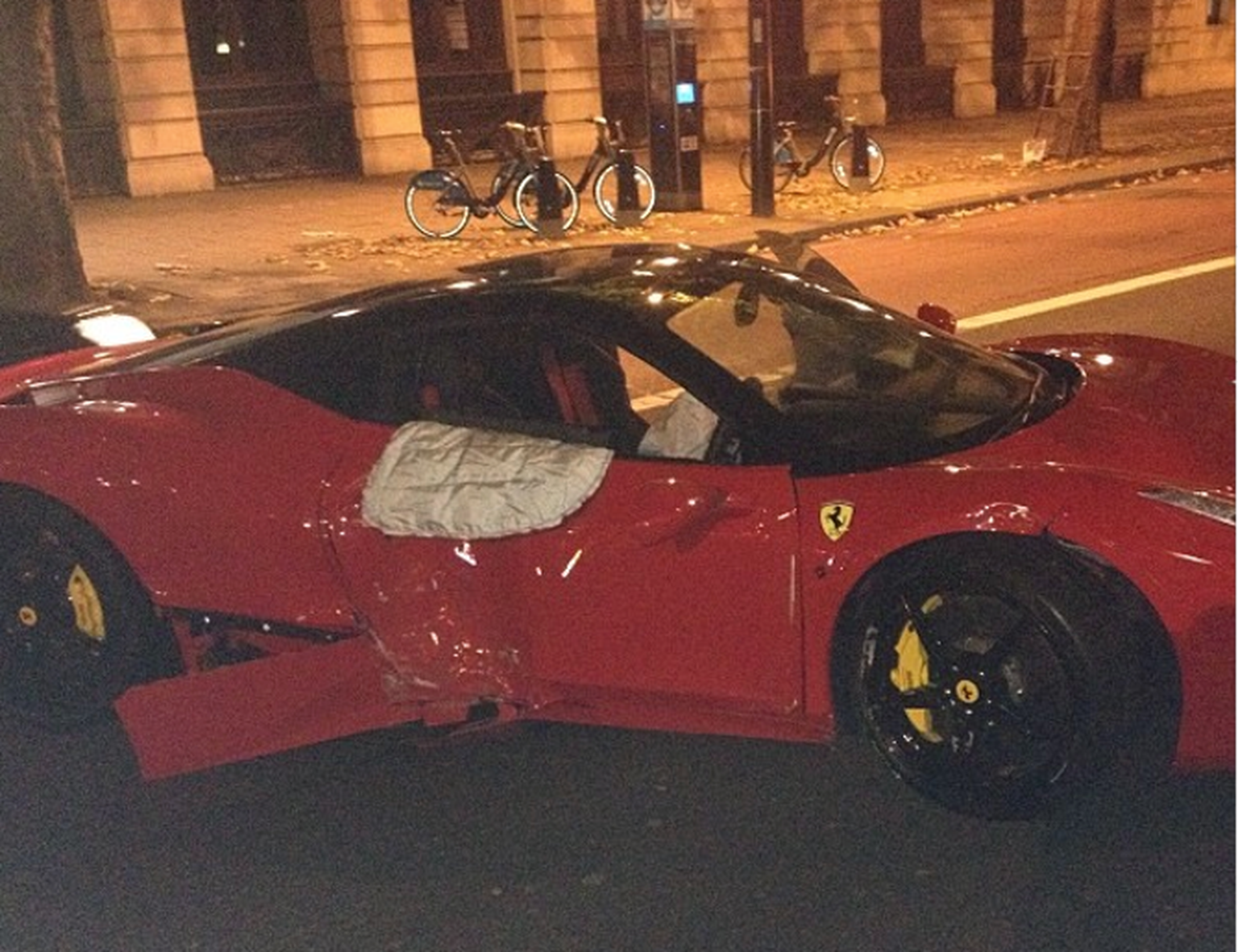 Lethal Bizzle 'cheats death' after crashing Ferrari 458