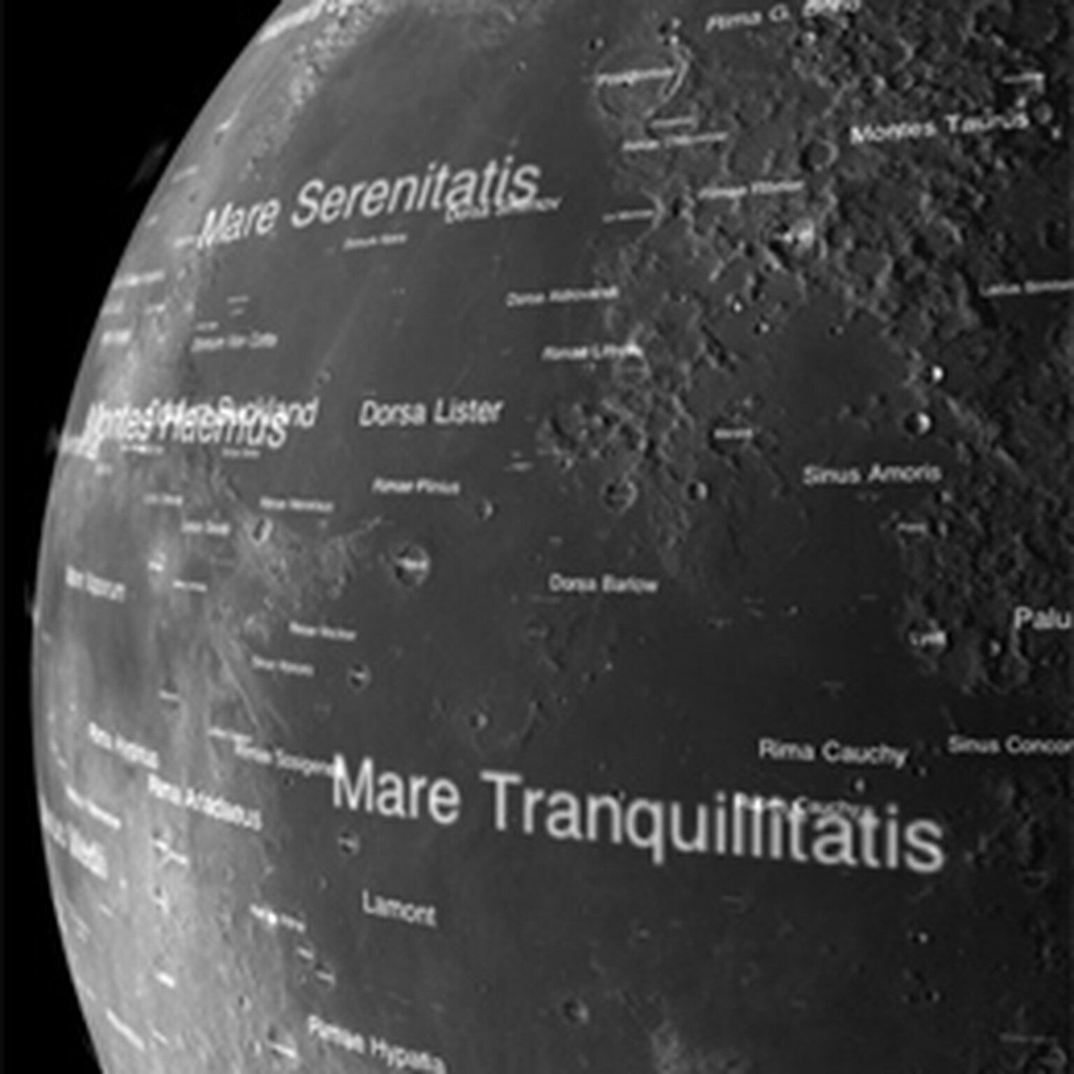Moon Globe HD offers an iPad tour of the Moon