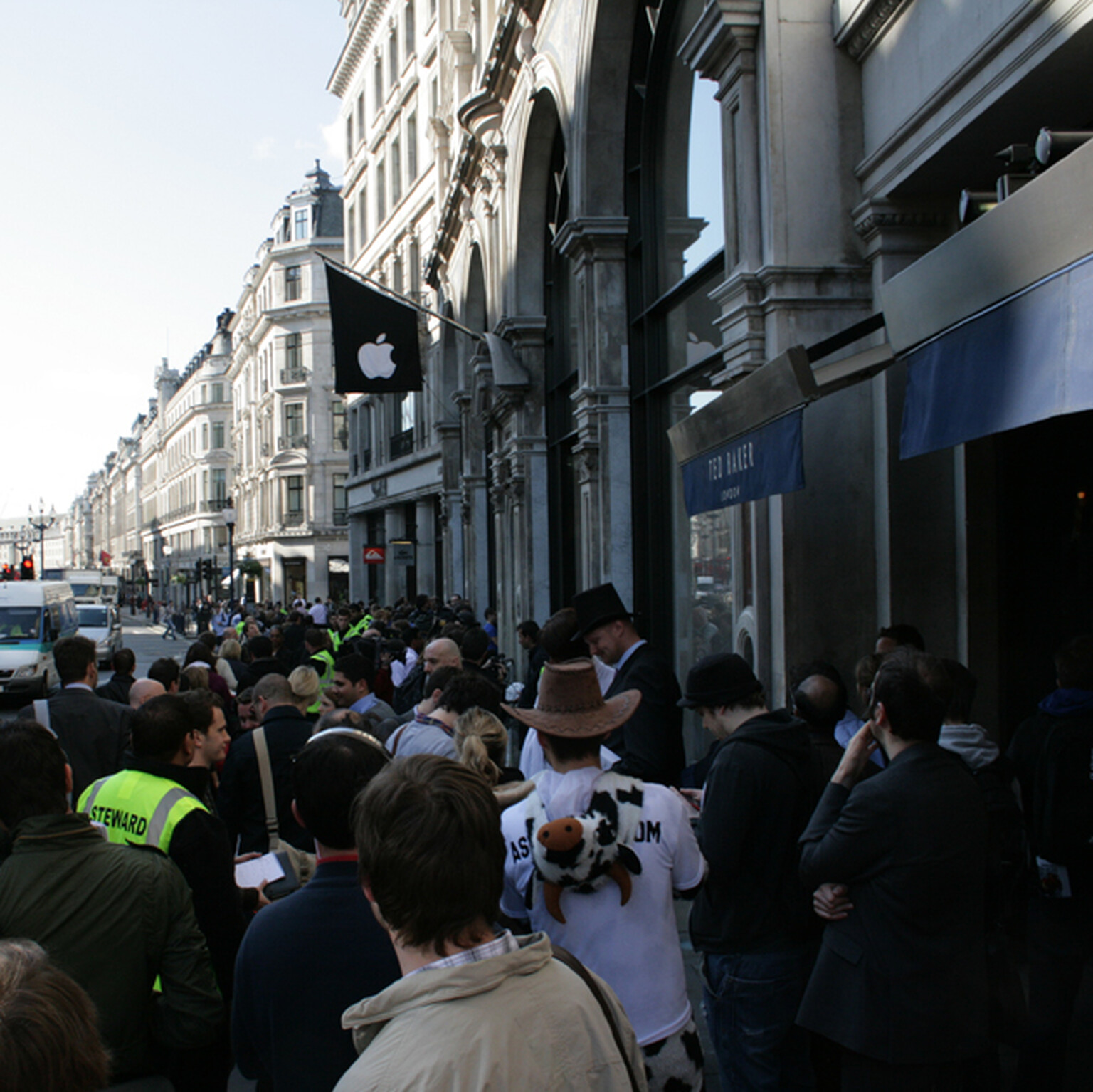 Where can you buy the iPhone 4 on UK launch day?