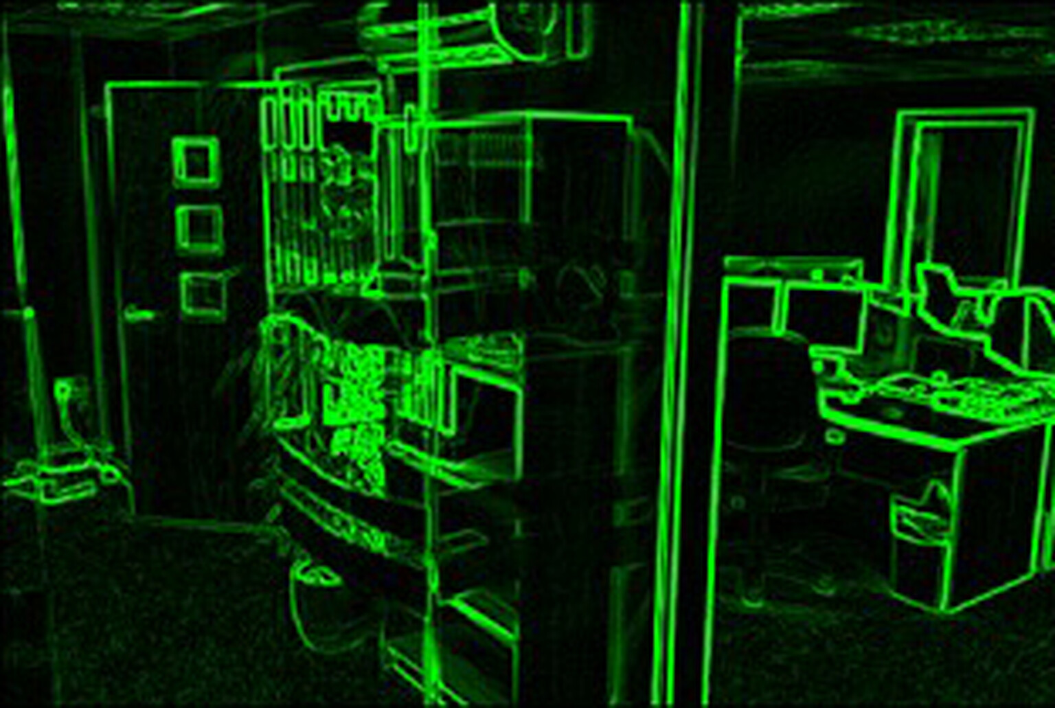 Wire Goggles for Android: Faux night vision
