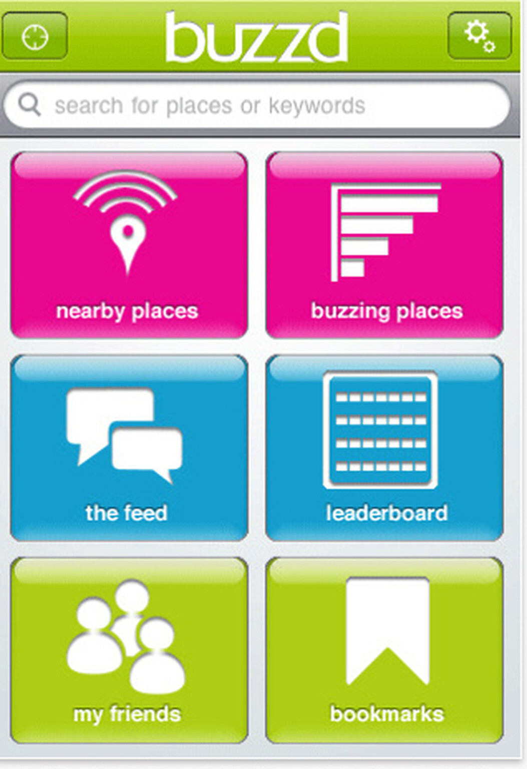Buzzd sorts check-ins to find hot venues near you