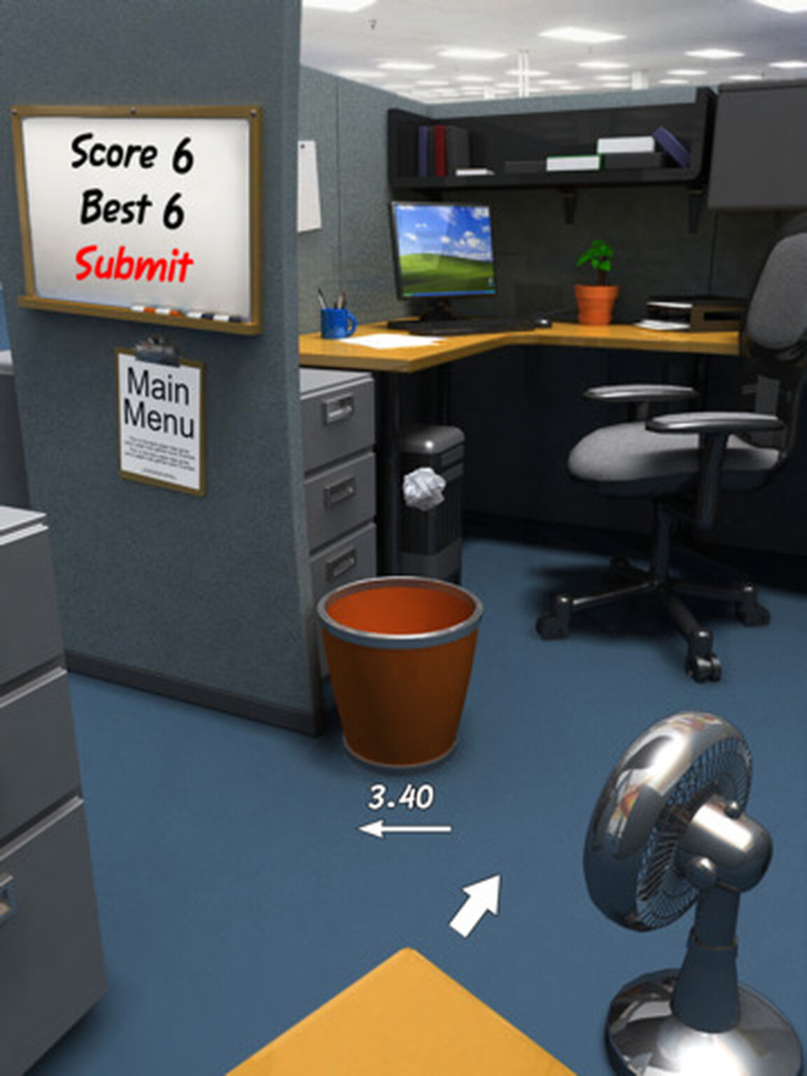 Paper Toss game goes HD for iPad