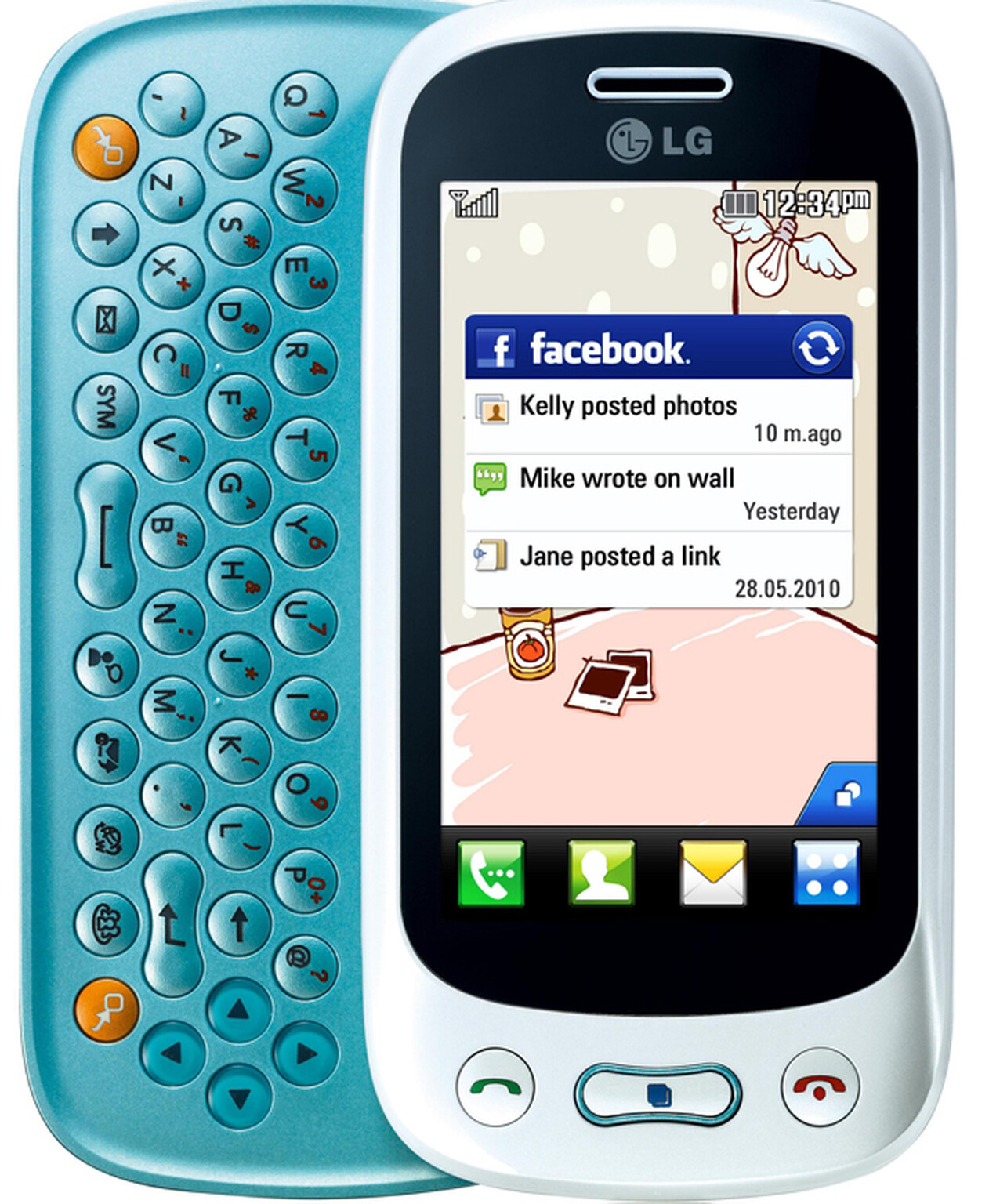 LG Town GT350: Qwerty keypad for social networking joy