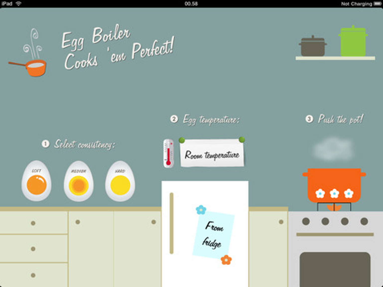 Teach your granny to boil eggs? There’s an iPad app for that...