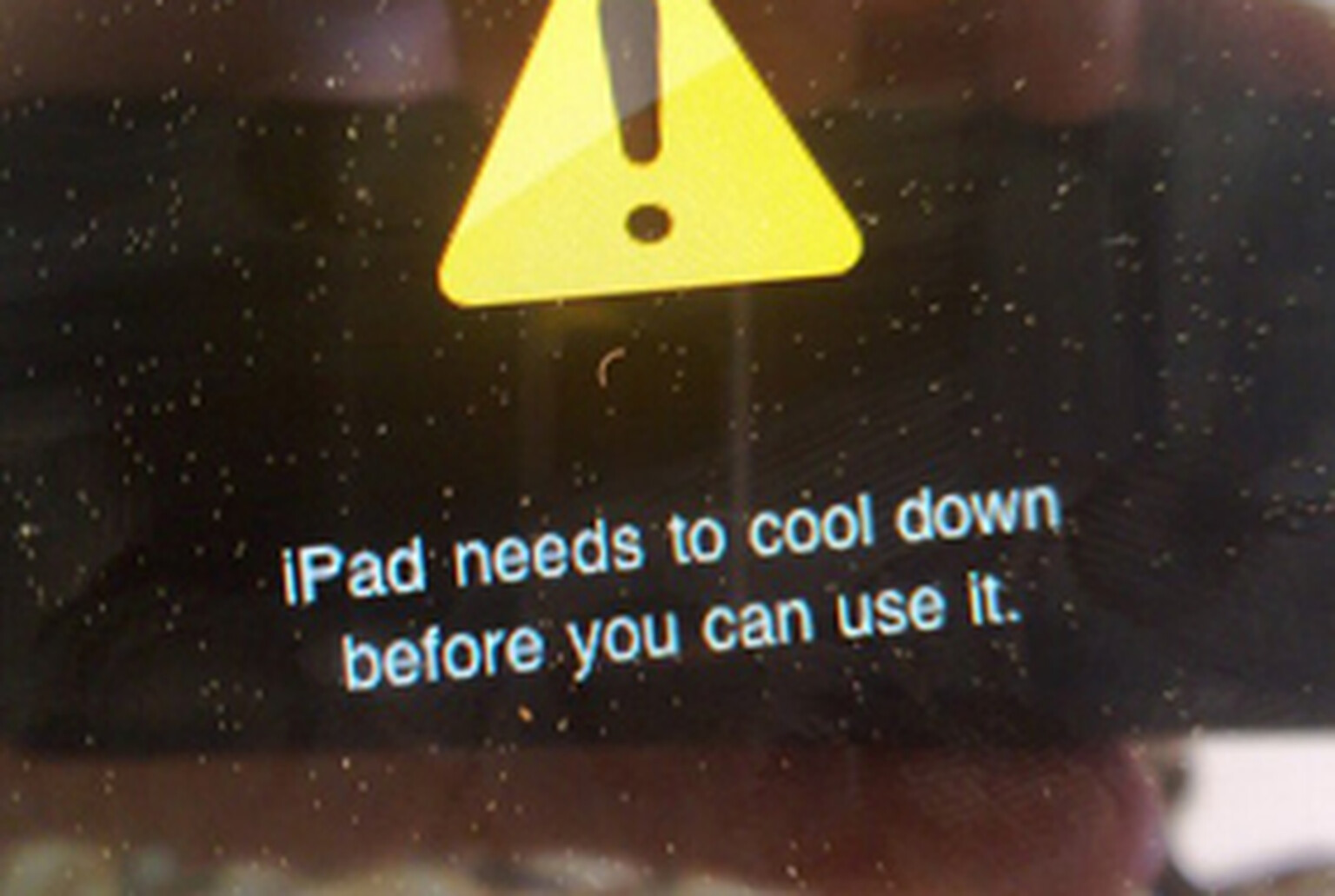 UK heatwave causing iPad issues