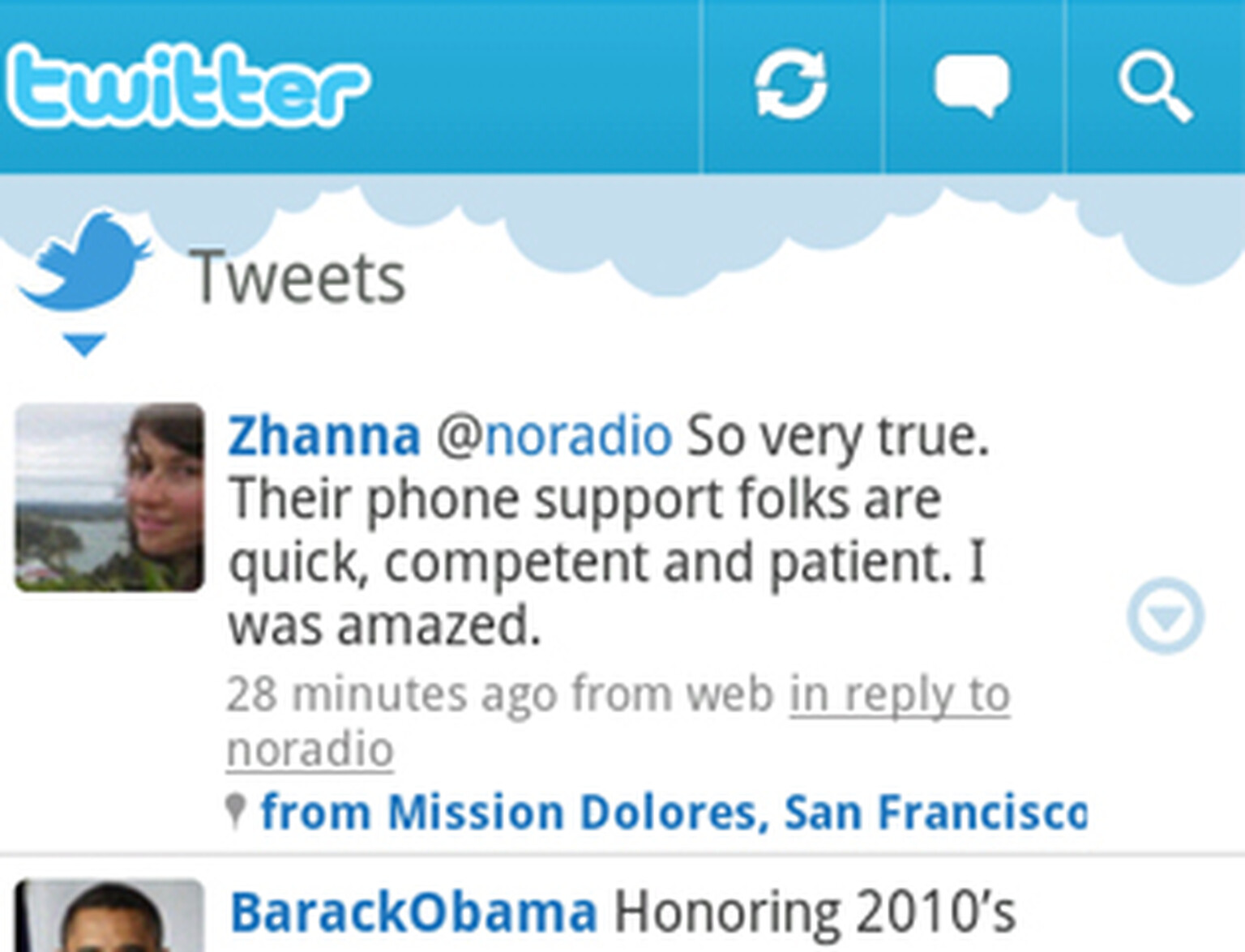 Twitter for Android hits the Android Market