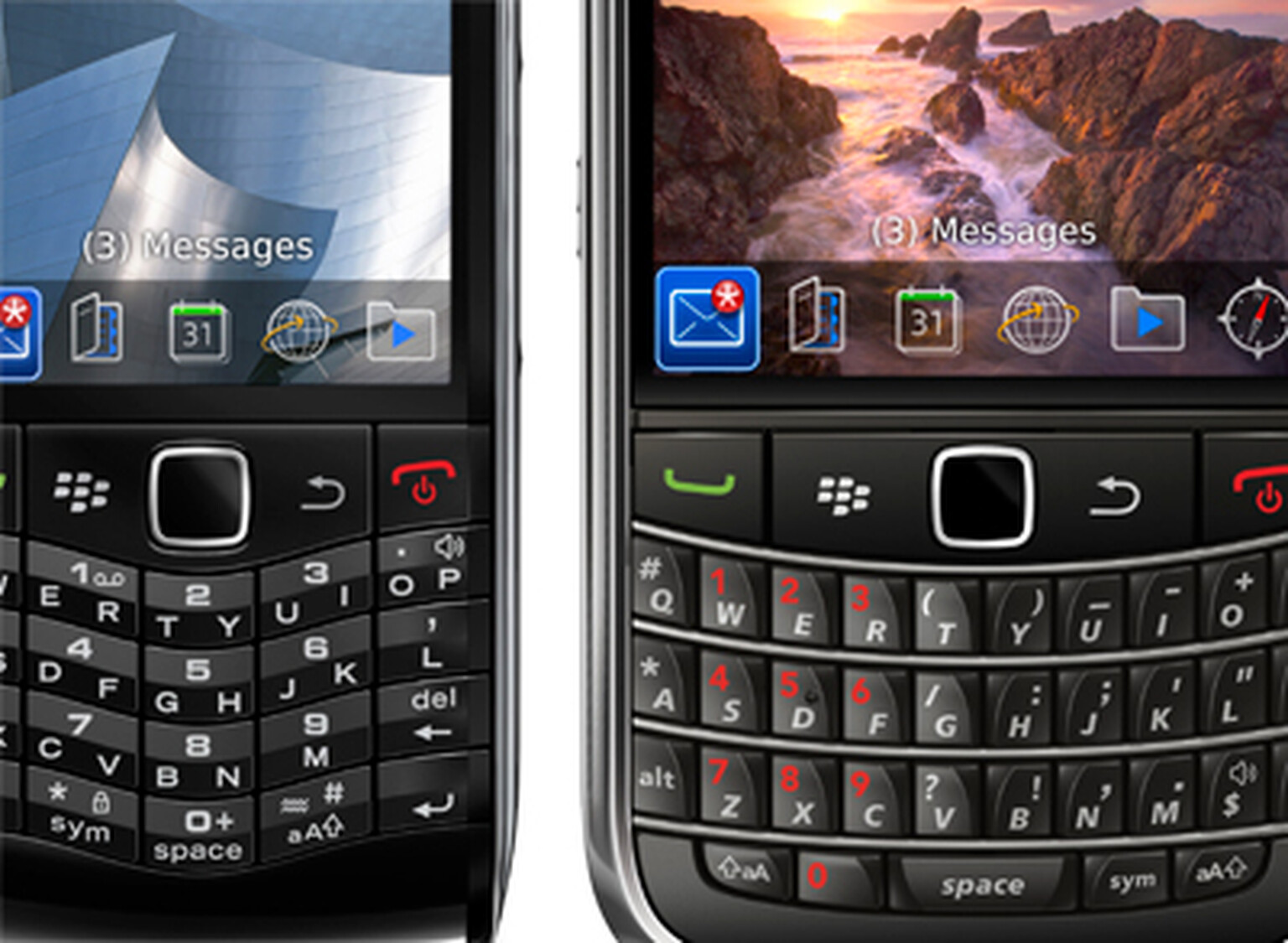 BlackBerry Bold 9650 and Pearl 3G break cover