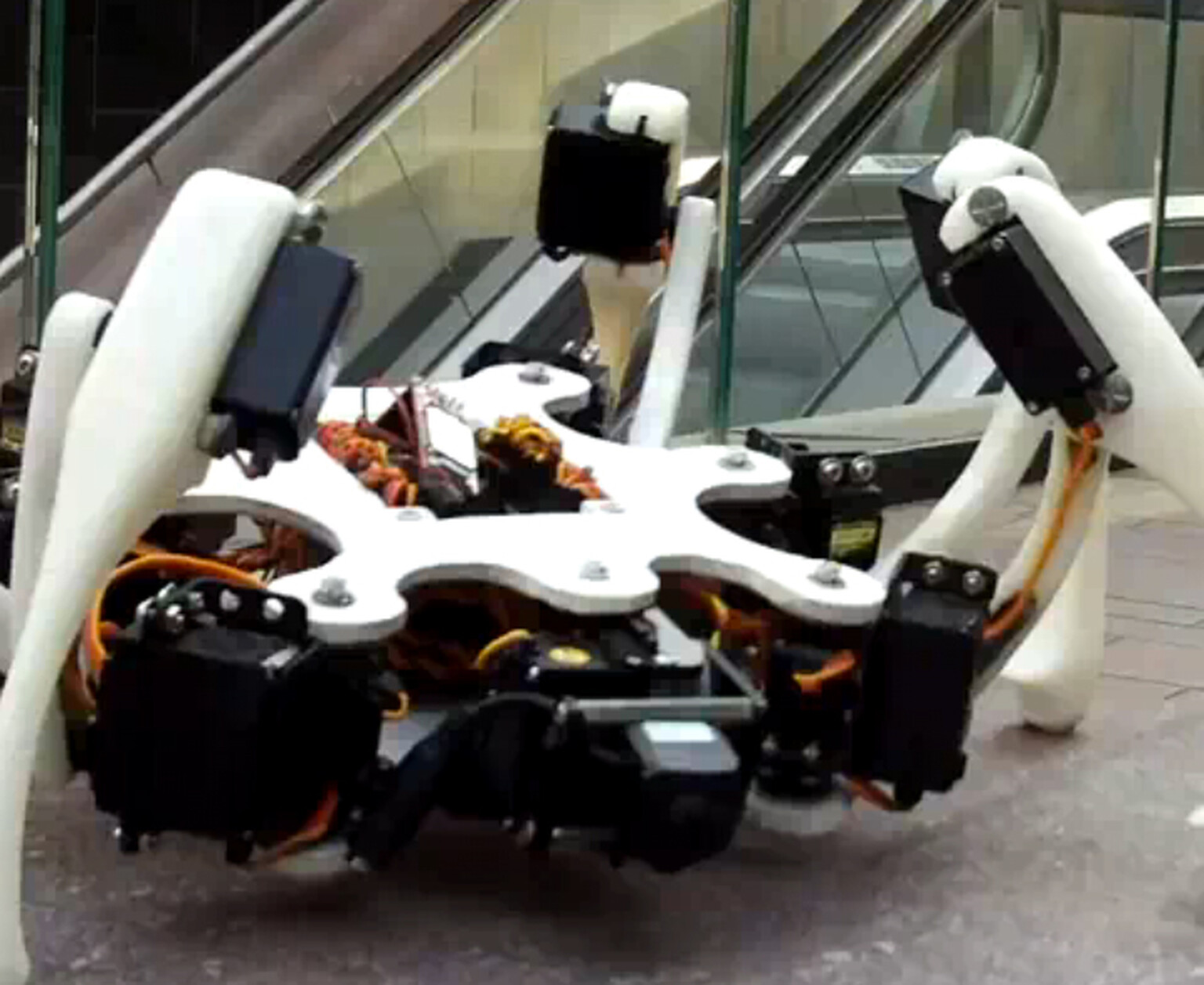 Robot controlled by iPhone and HTC Hero, attempts to play PS3