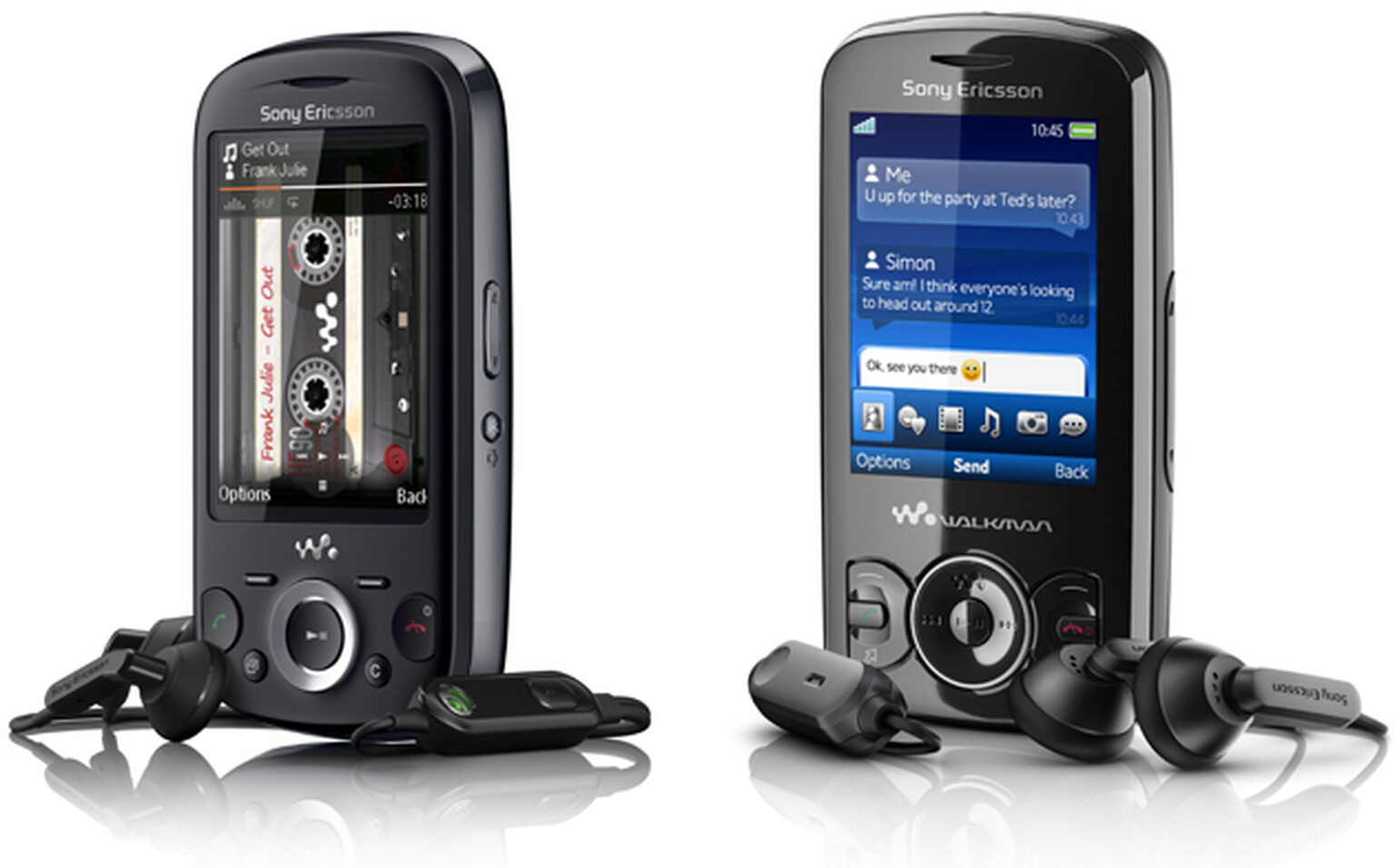 Sony Ericsson unveils Zylo and Spiro Walkman phones