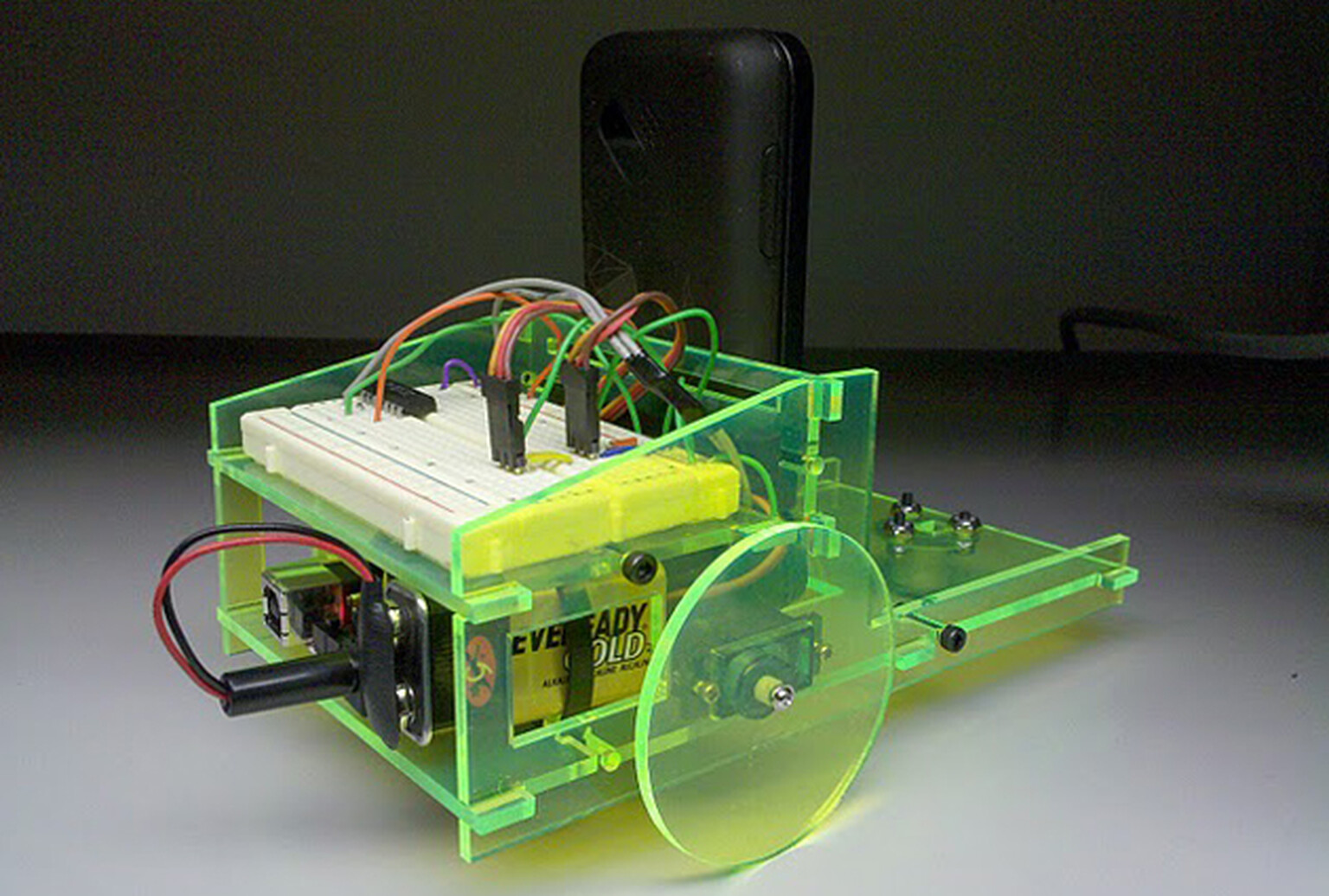 Voice control added to Truckbot: One step closer to Terminator status