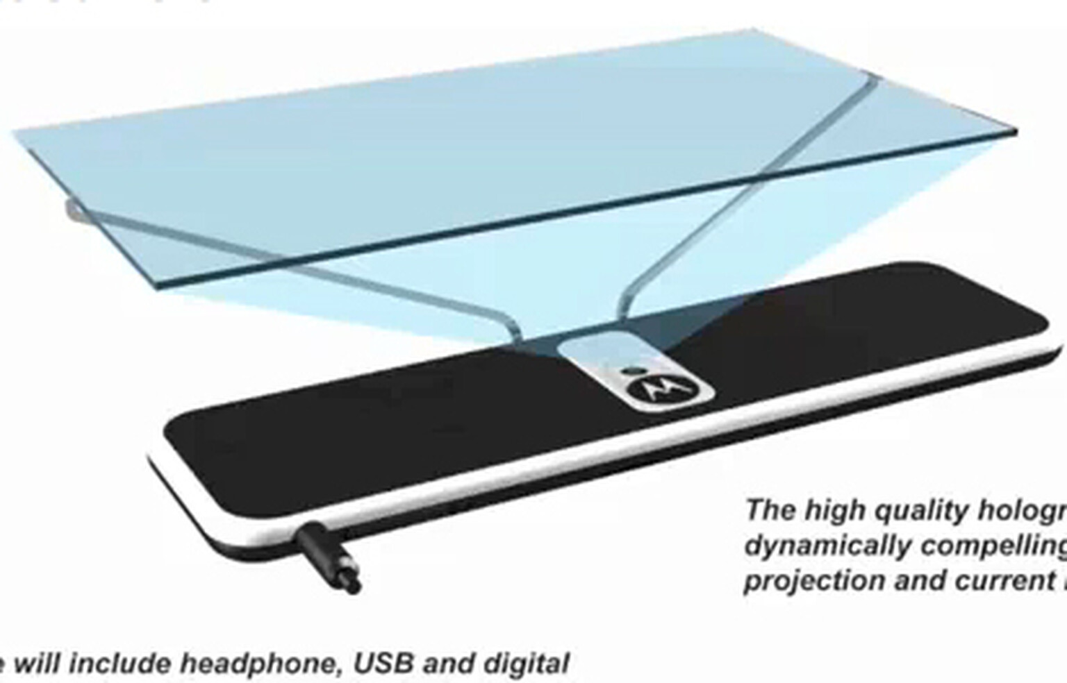 Moto Gamer: Motorola concept phone with "holographic" display
