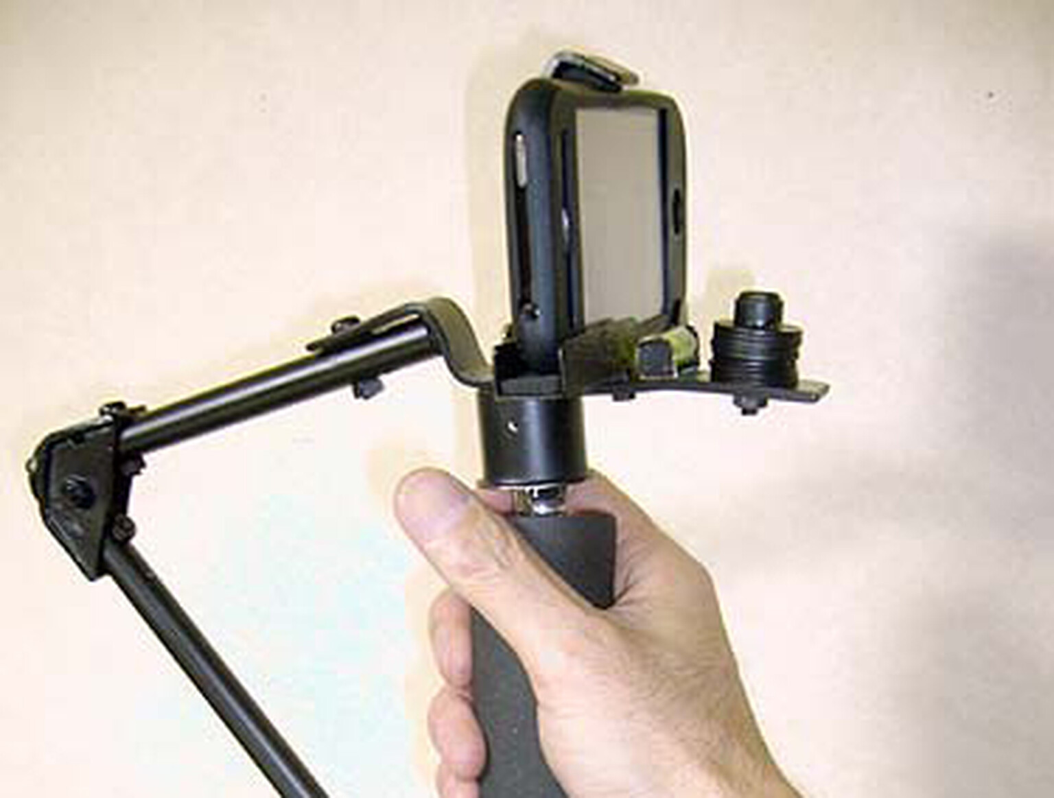 Homemade iPhone 3GS camera stabiliser