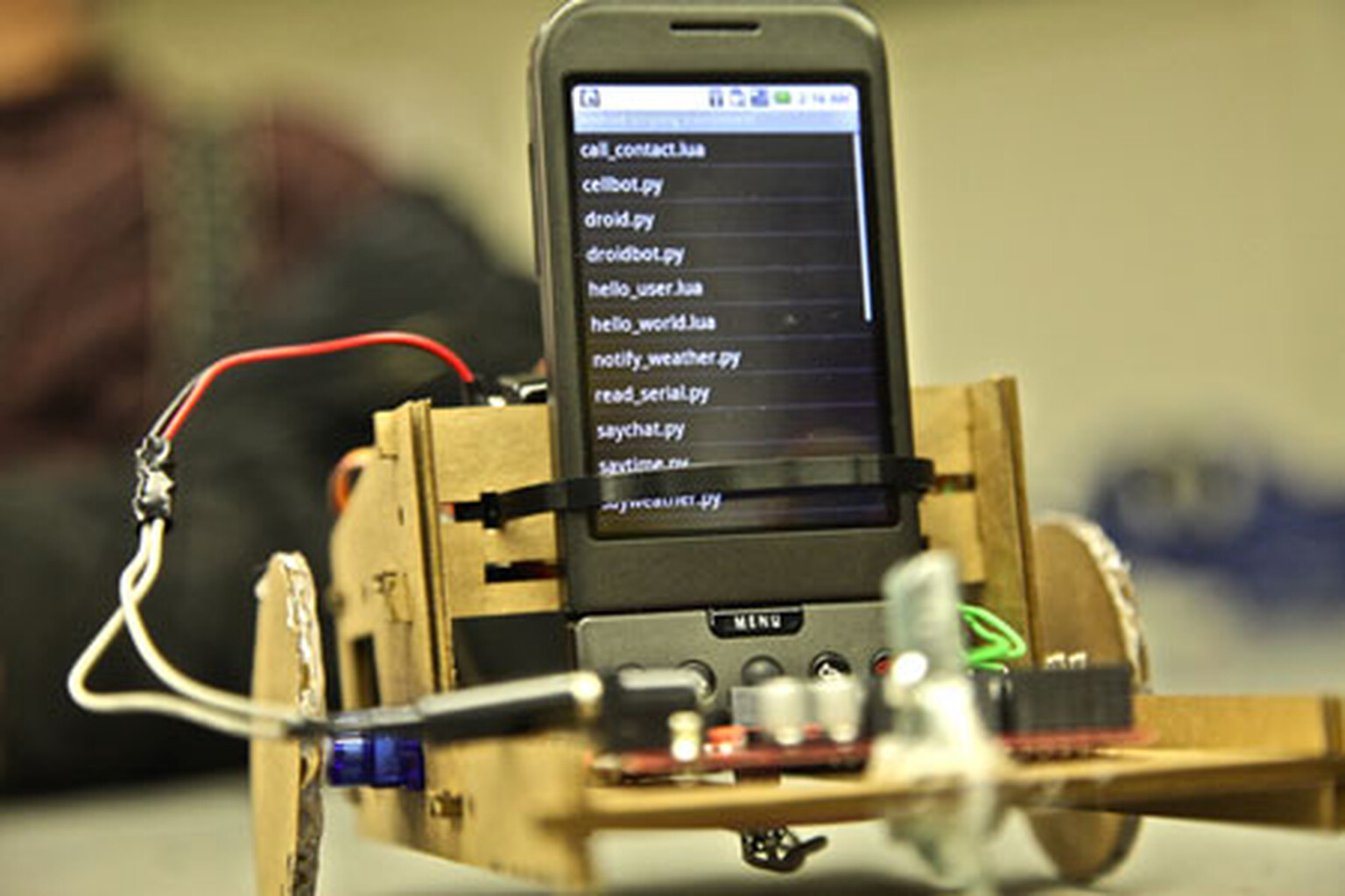 Truckbot: The Android-controlled robot