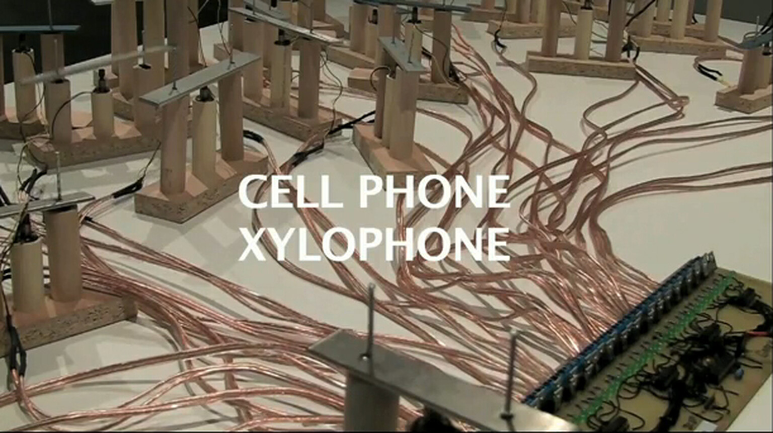 Mobile phone xylophone: Canadians use phones to create musical art