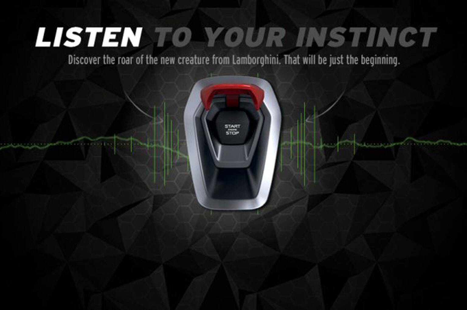 Listen to the incredible engine sound of this mystery new Lamborghini