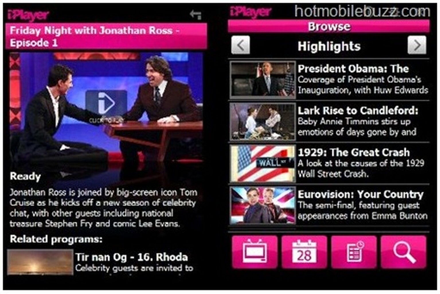 iPlayer now available on BlackBerry over Wi-Fi
