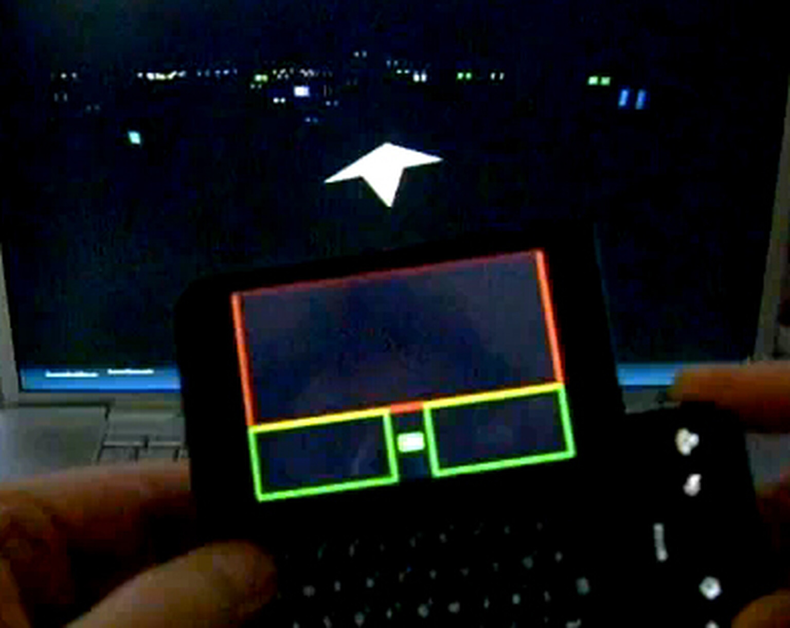 Android phone turned into Adobe AIR game controller