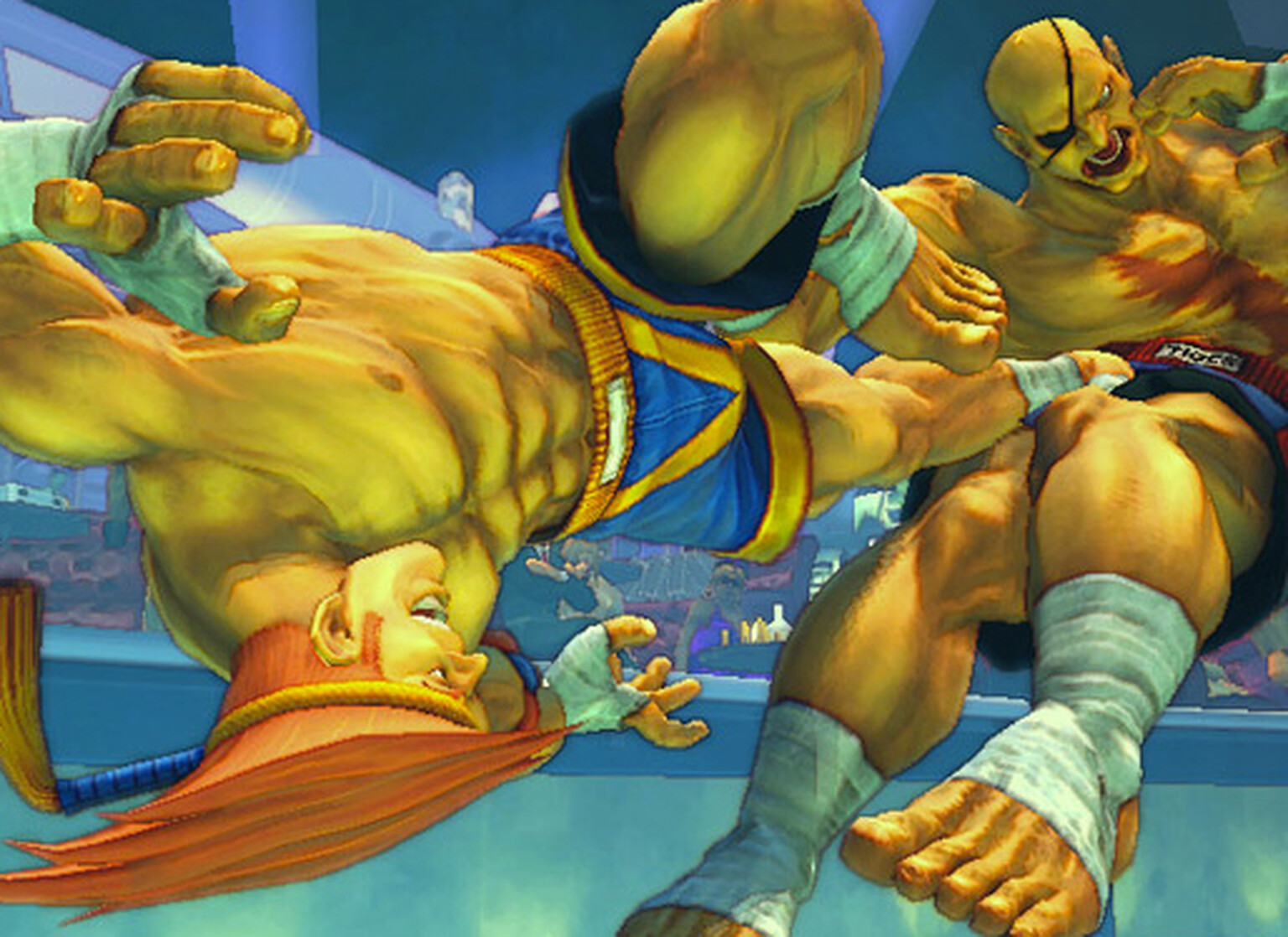 Street Fighter 4 iPhone game caught on camera