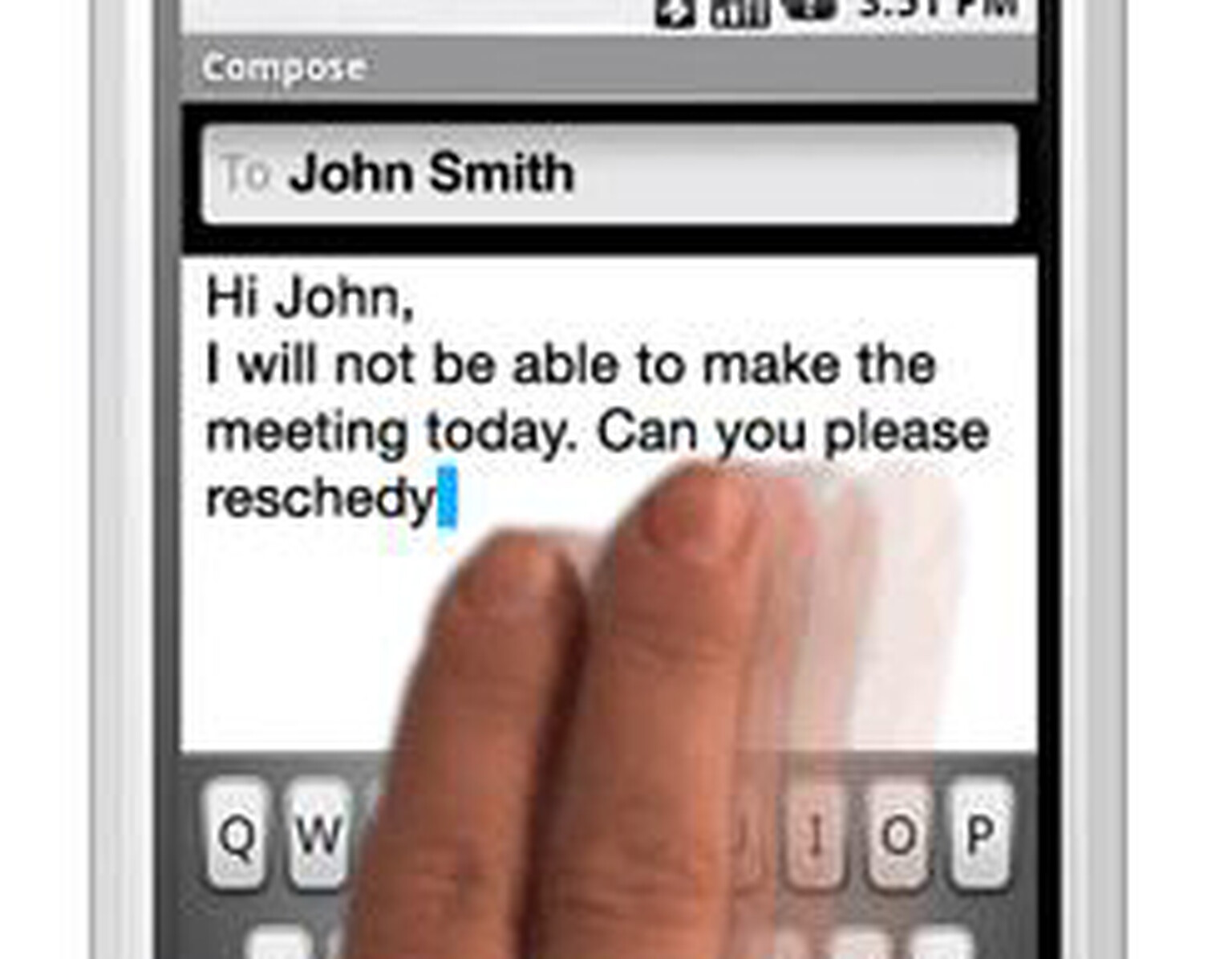 Nuance T9 Write: Multi-touch touchscreen handwriting