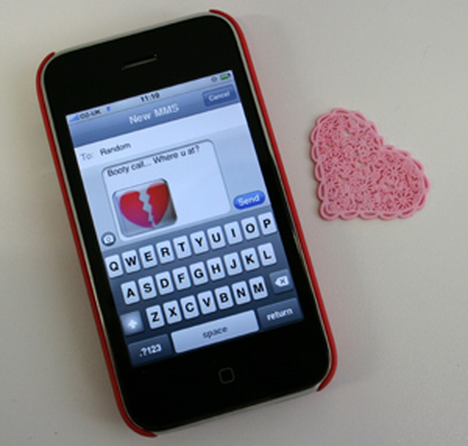 Pre-loaded text messages ruin man's life