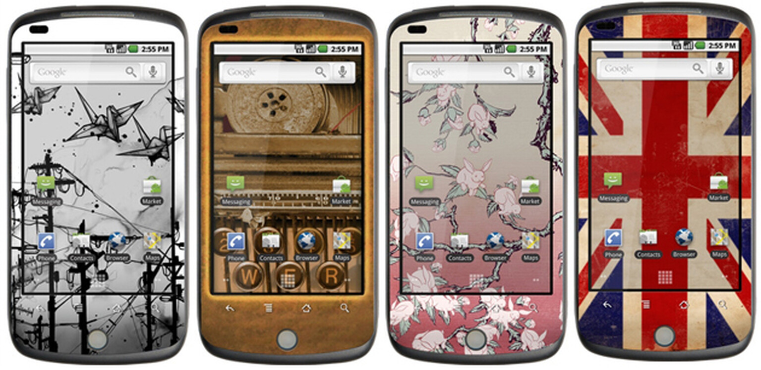 Google Nexus One GelaSkins make us feel warm inside