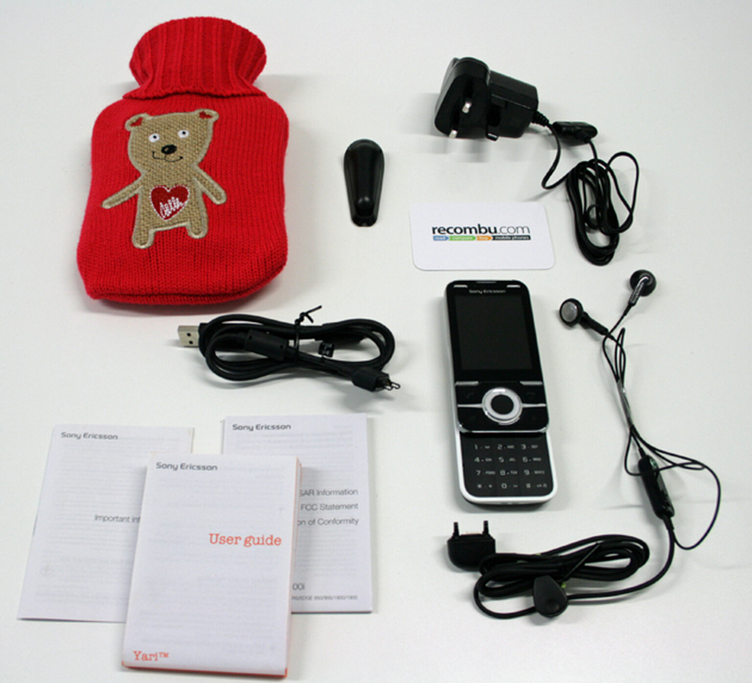 Sony Ericsson Yari: What's in the box?