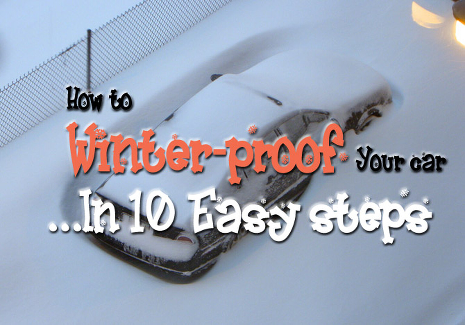 10 ways to winter-proof your car