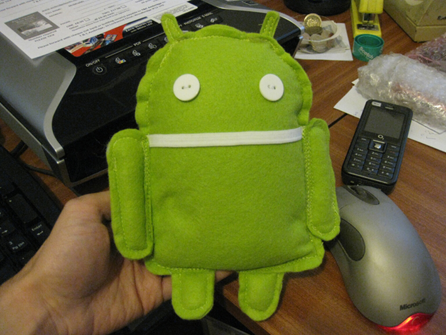How to make a Google Android doll