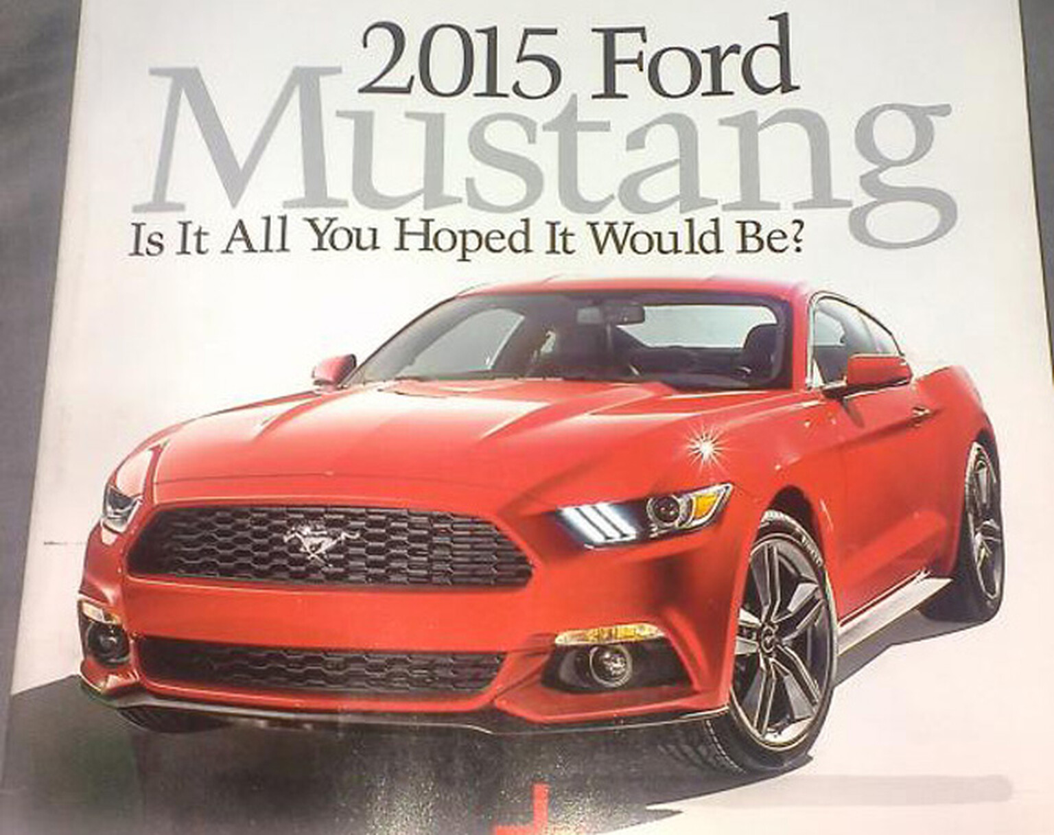 Wrap your eyeballs around pictures of the new 2015 Ford Mustang