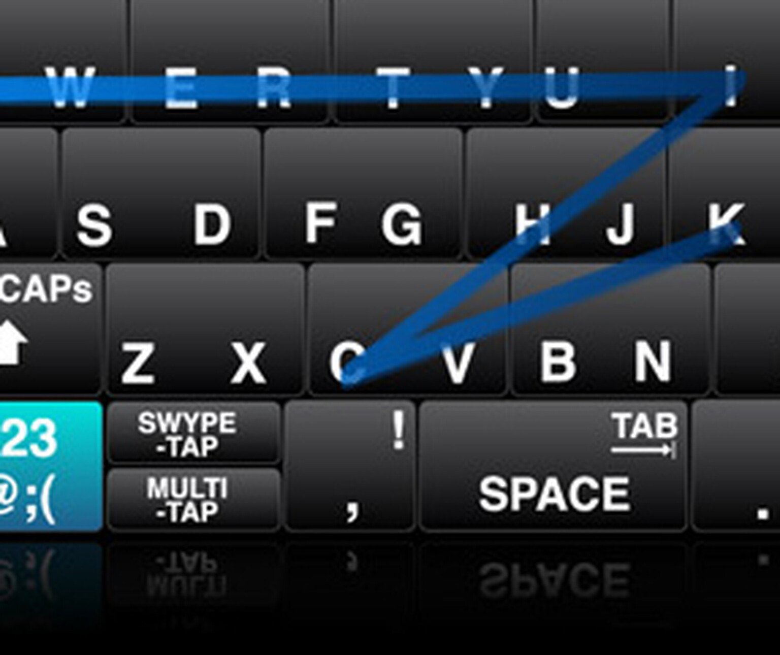 Touchscreen type like a magician with Swype