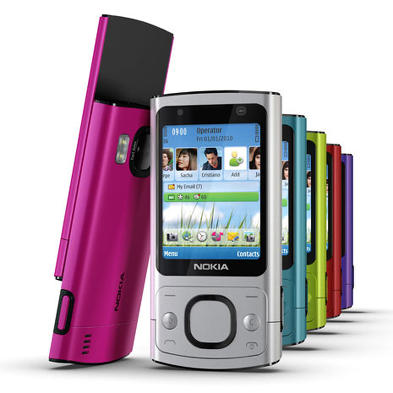 Nokia 6700 Slide and 7230: Colourful sliders