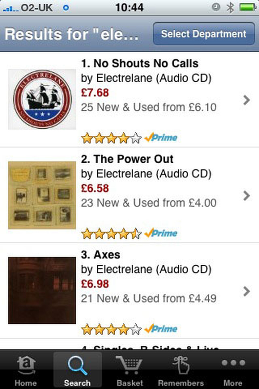 Amazon.co.uk iPhone app: Retail therappy