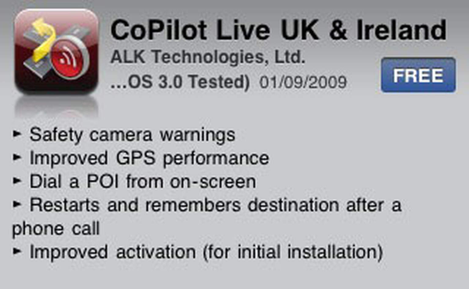 CoPilot iPhone app update available now