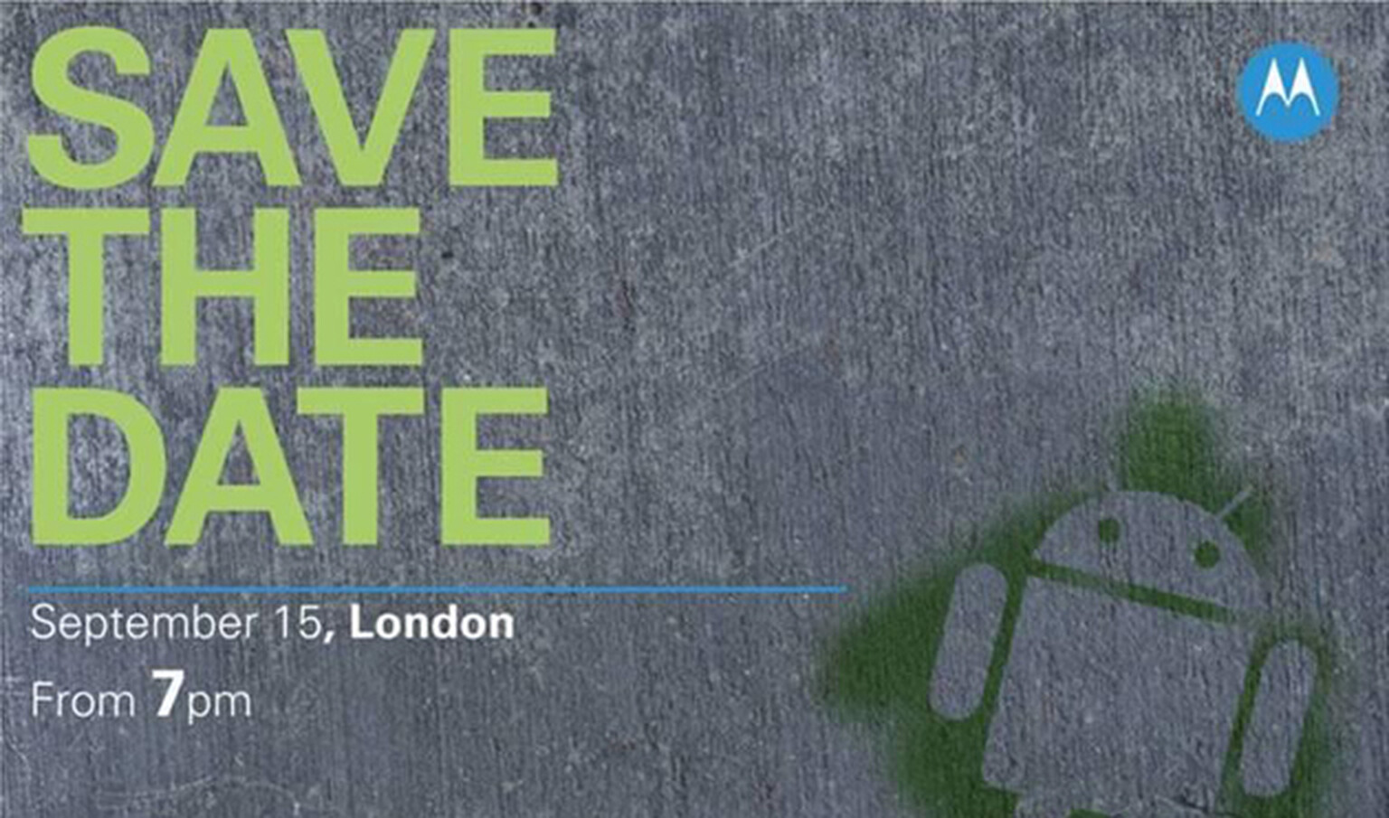 Motorola confirms UK Android launch event