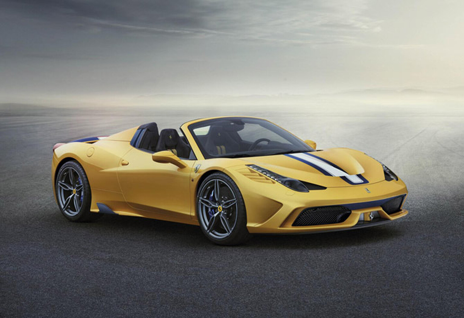 Ferrari 458 Speciale: Yellow, but far from mellow