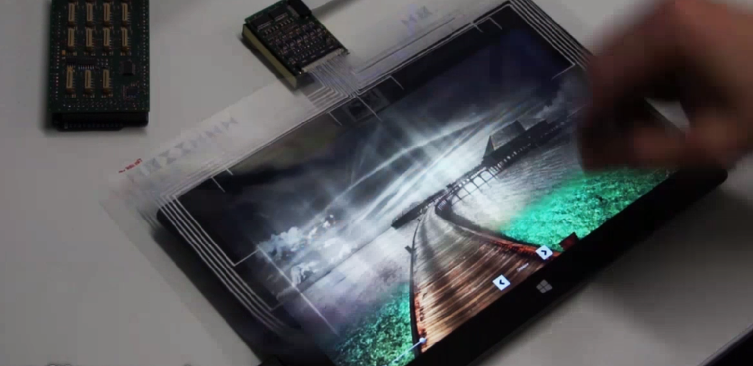 Microsoft FlexSense concept gives new physical input to Surface