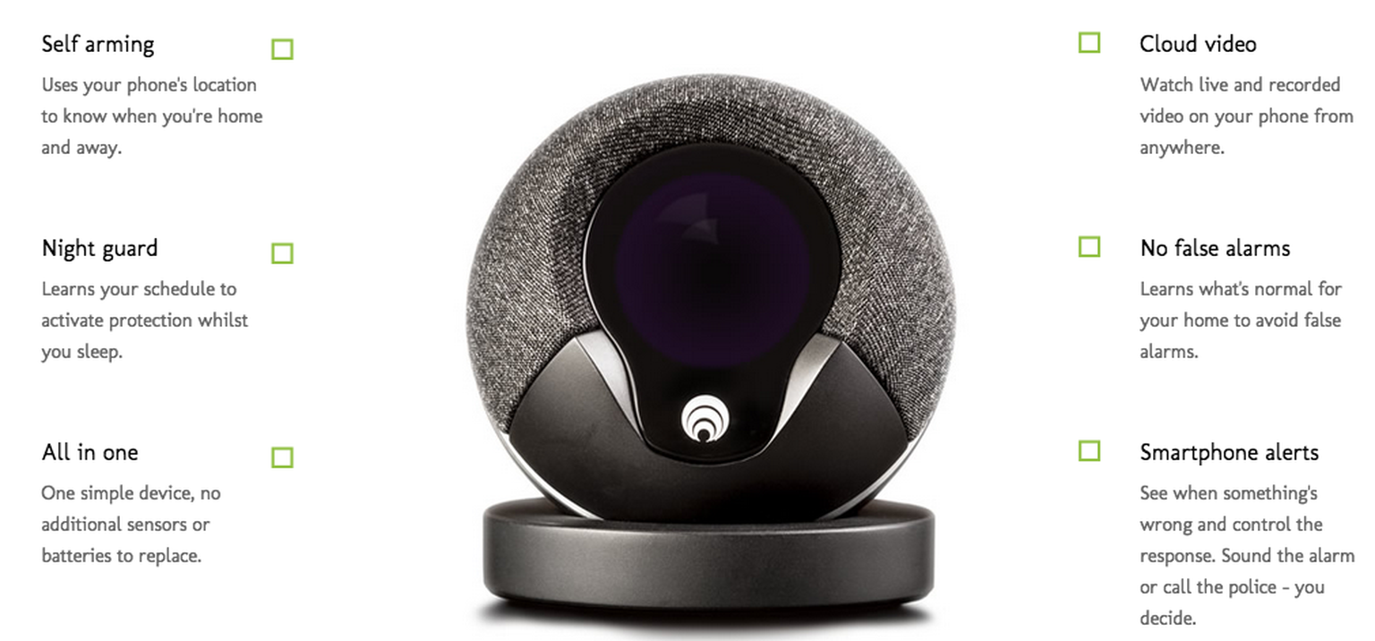 Smart alarm Cocoon listens out for burglars with infrasonic ears