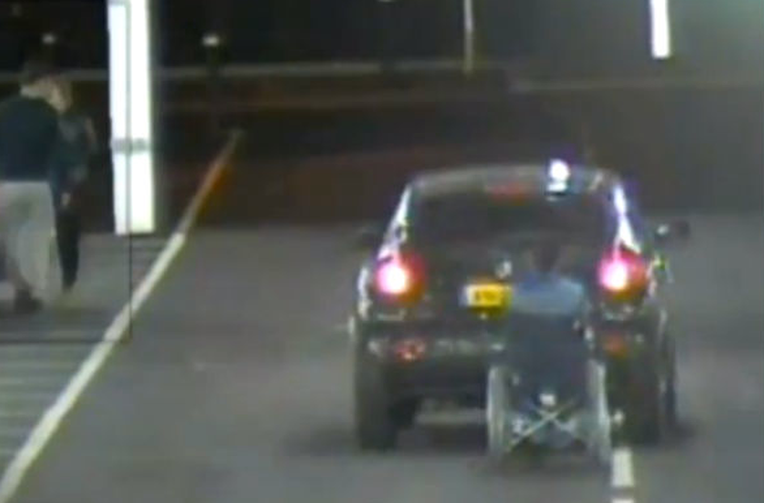 Driver banned for towing man in wheelchair