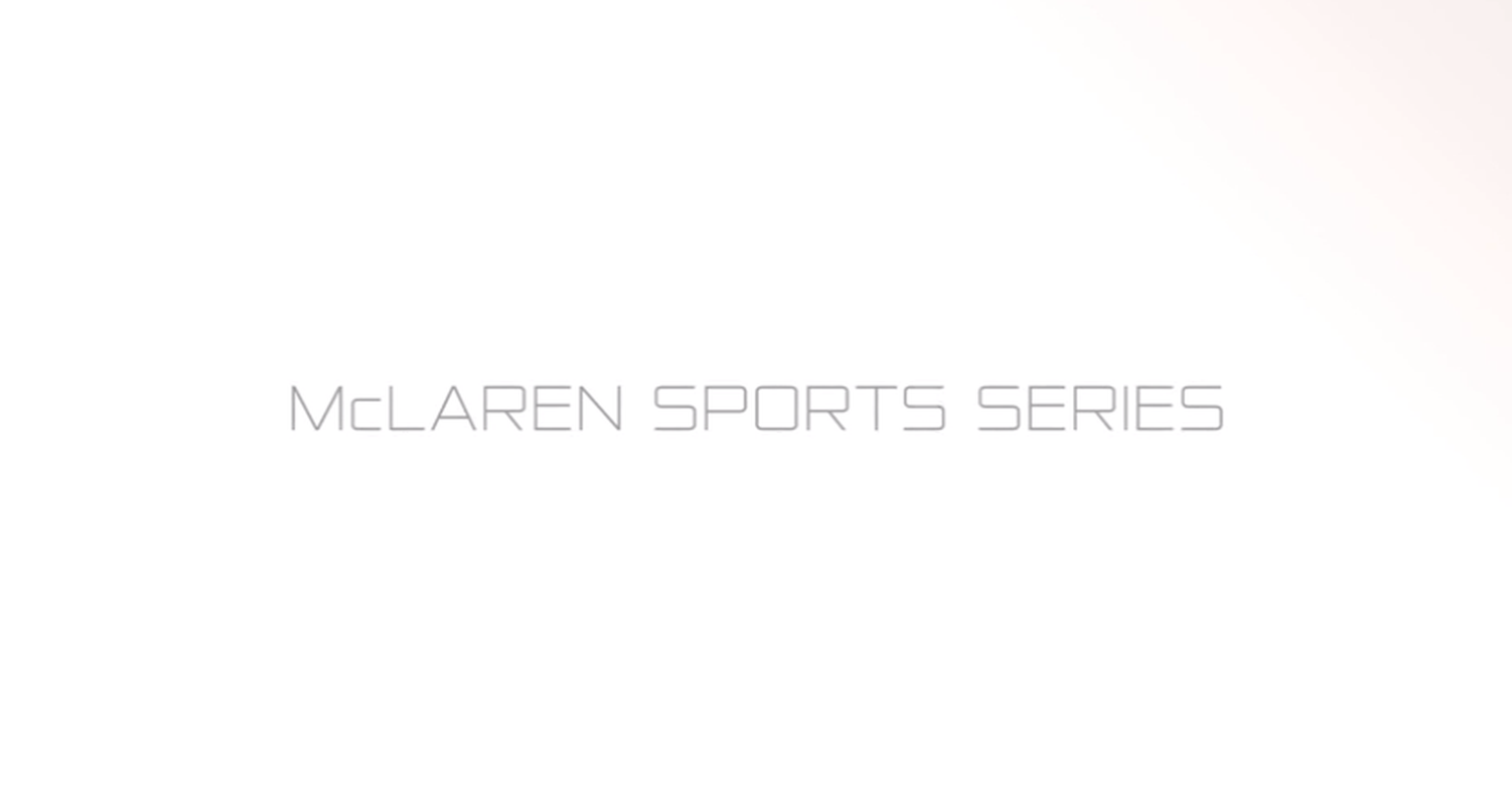McLaren Sports Series confirmed for 2015