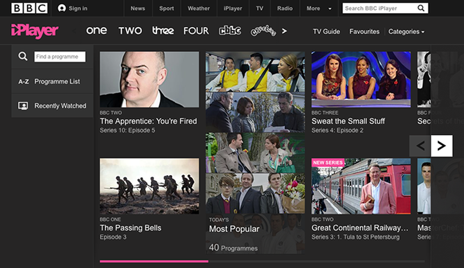 Best On-Demand TV Service of 2014: Recombu Awards winner