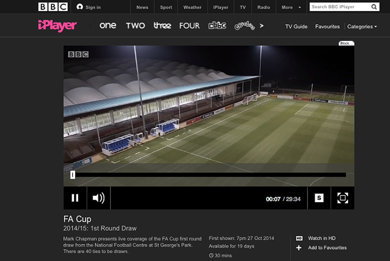 BBC iPlayer brings FA Cup goals and highlights to catch-up