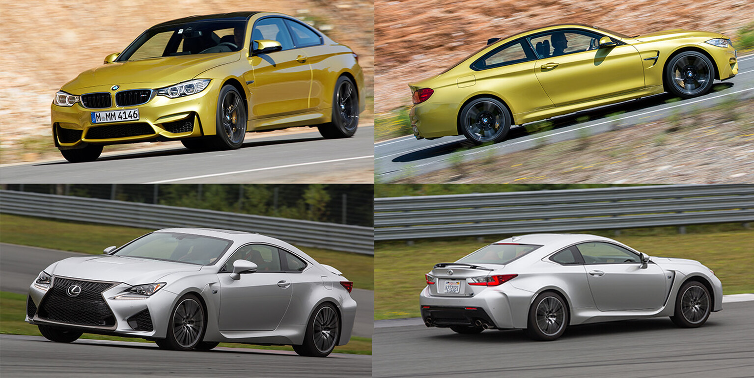 Lexus RC F vs BMW M4 Coupe: Which is the best four-seater sports car?