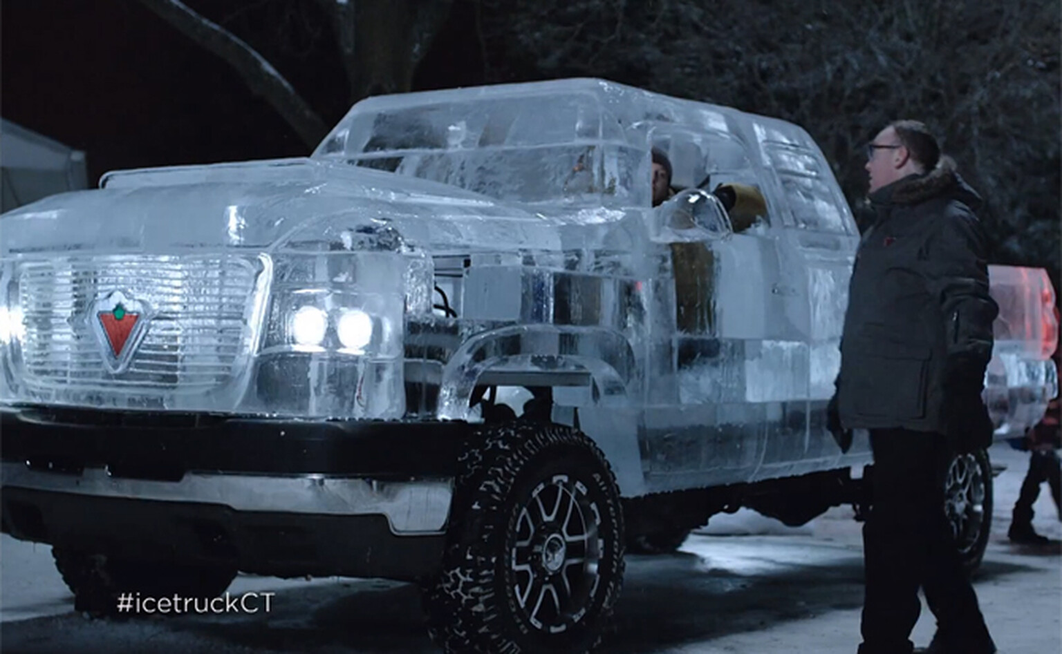 Ice pick-up truck is as cool as it gets