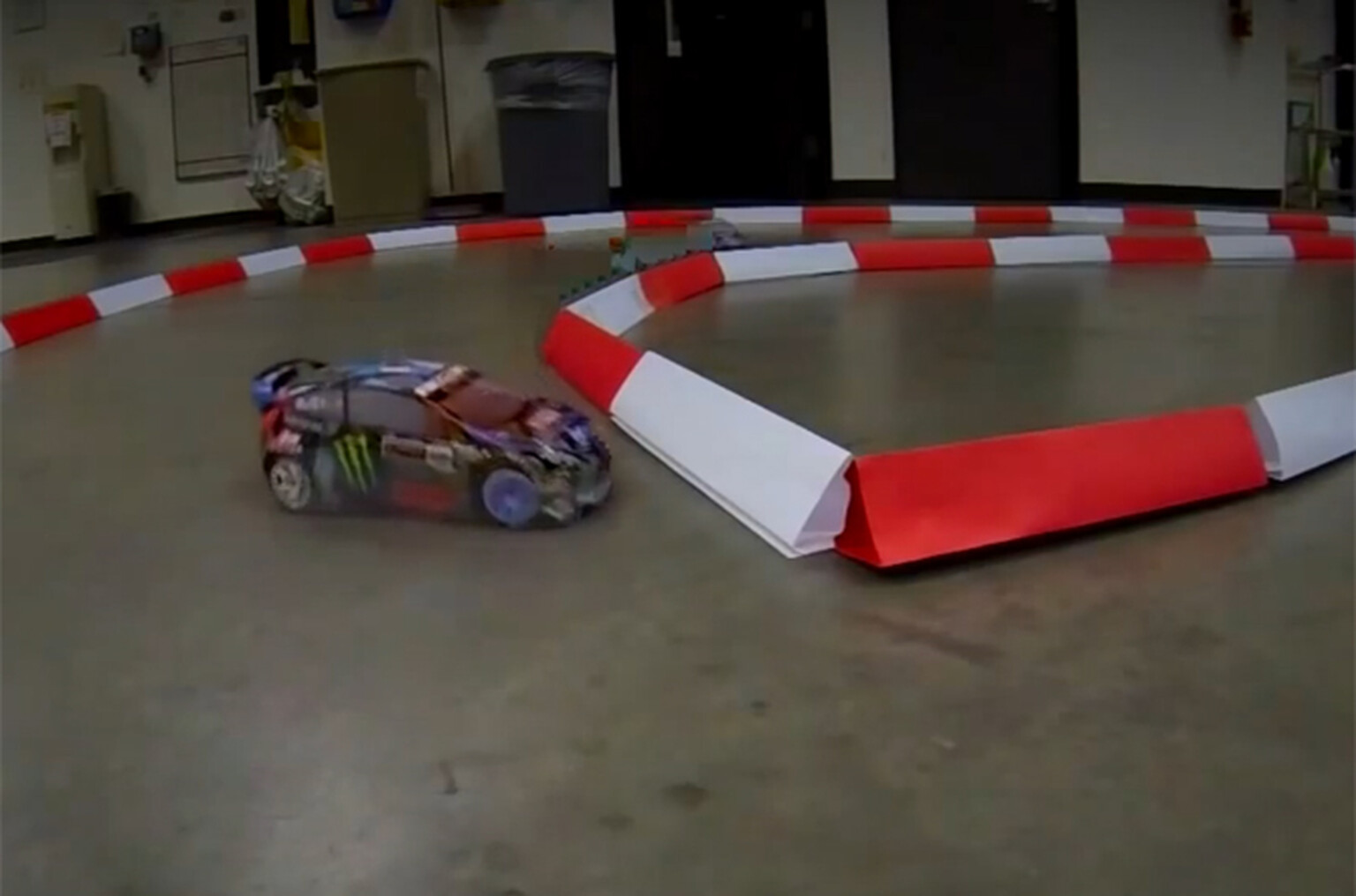 Ken Block's Gymkhana 6 recreated using remote control cars