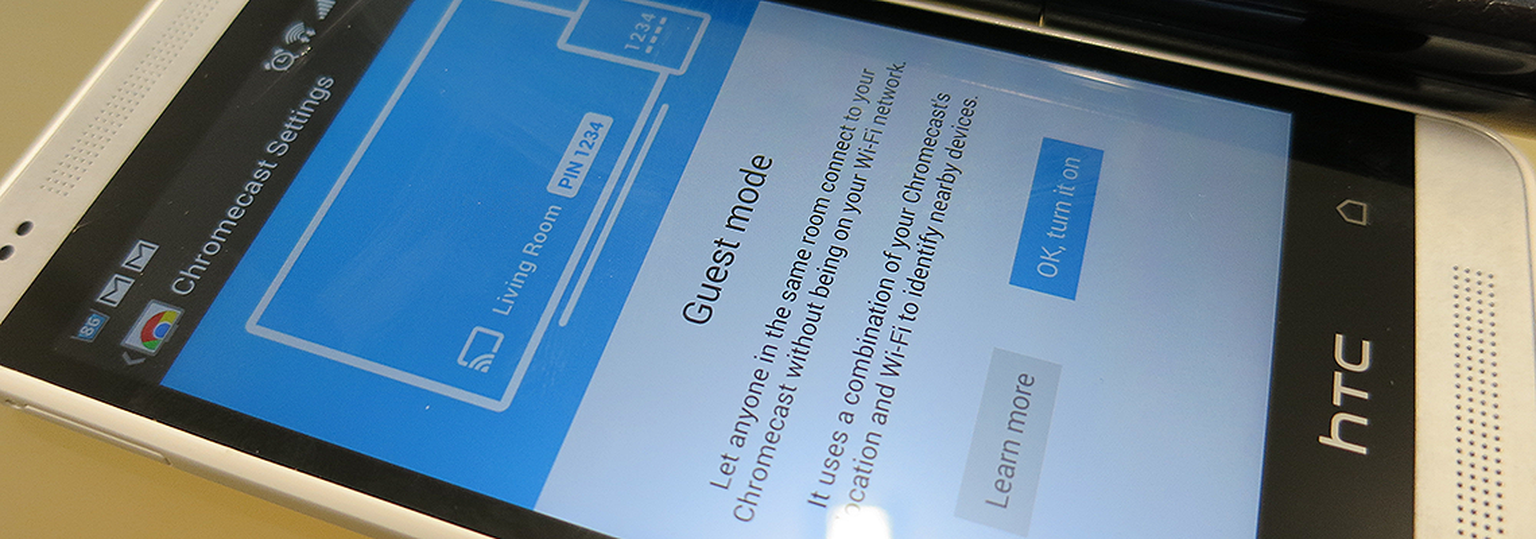 Chromecast guest mode lets friends connect without WiFi
