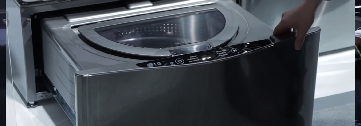 LG puts a washing machine in a washing machine